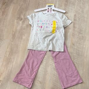 Lands' End Kids Outfit - Gray and Pink